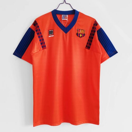 Maillot FC Barcelone Extérieur 1991/92 Orange