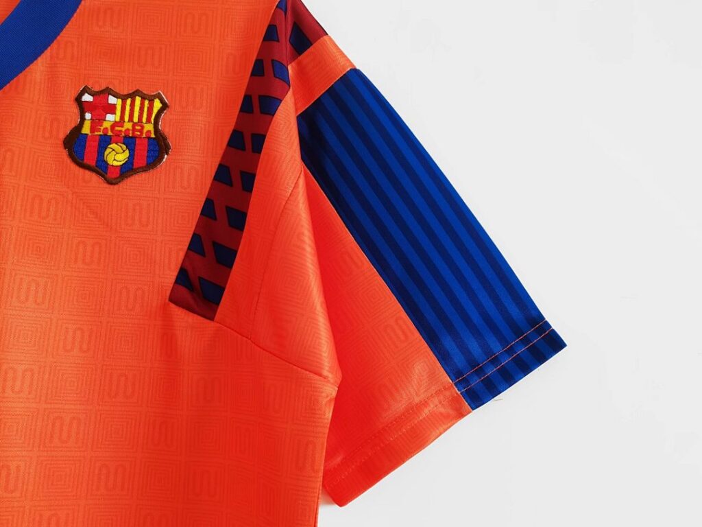 Maillot FC Barcelone Extérieur 1991/92 Orange
