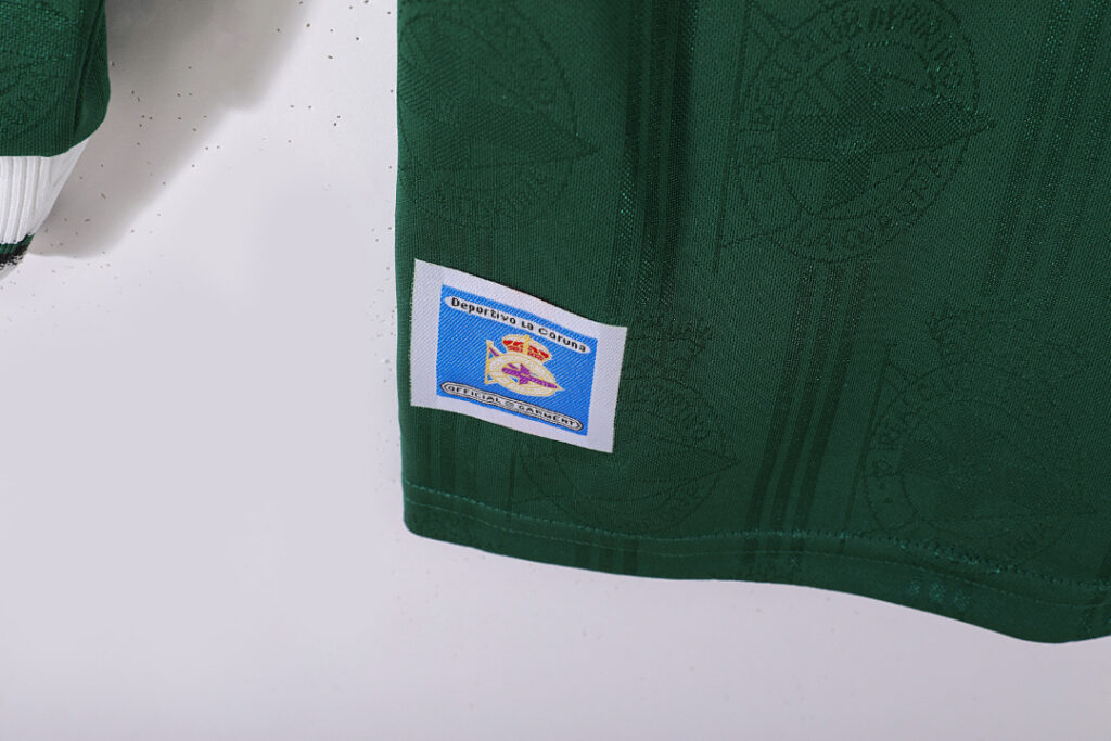 Maillot Deportivo La Coruña Extérieur 1999/00 Vert - Manches Longues