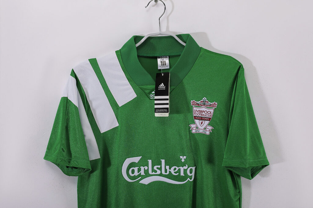 Maillot Liverpool Extérieur 1992/93 Vert