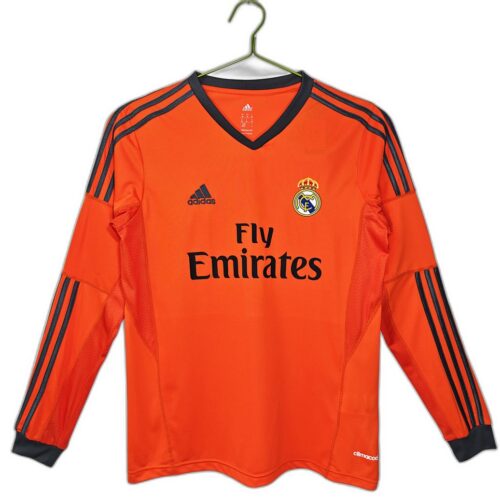 Maillot Real Madrid Third 2013/14 Orange - Manches Longues