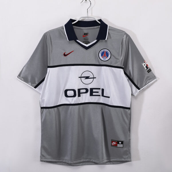 Maillot Paris Saint-Germain Extérieur 2000/01 Gris