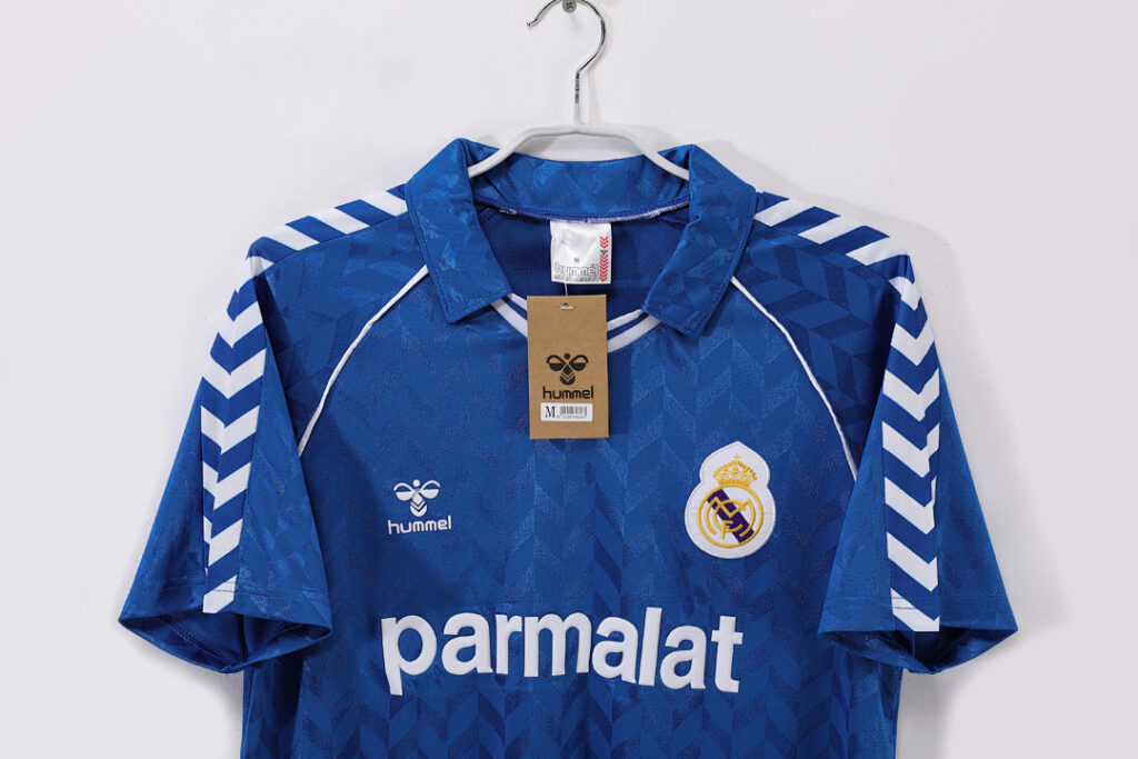 Maillot Real Madrid Extérieur 1986/87 Bleu