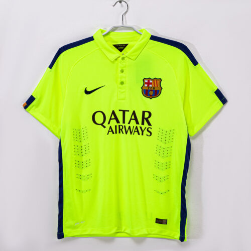 Maillot FC Barcelone Third 2014/15 Vert Fluo