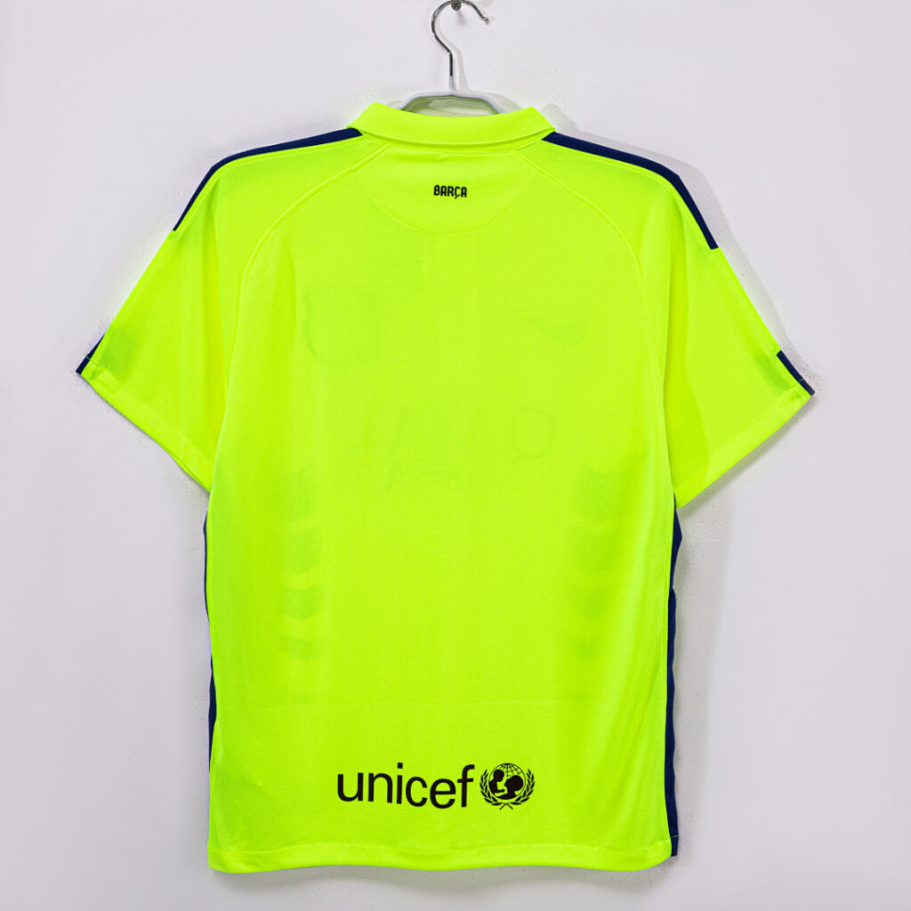 Maillot FC Barcelone Third 2014/15 Vert Fluo