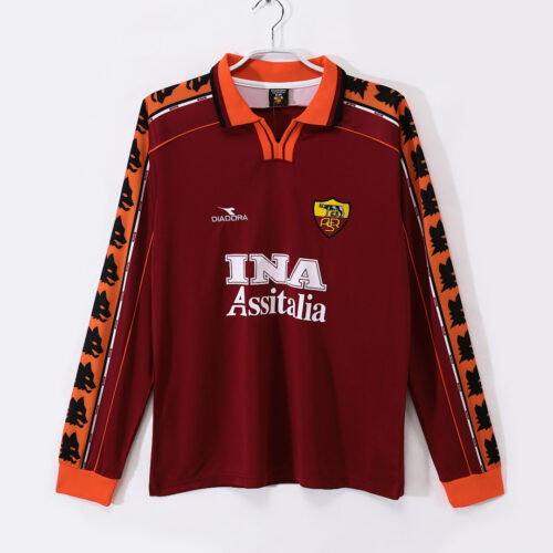 Maillot AS Roma Domicile 1998/99 - Manches Longues