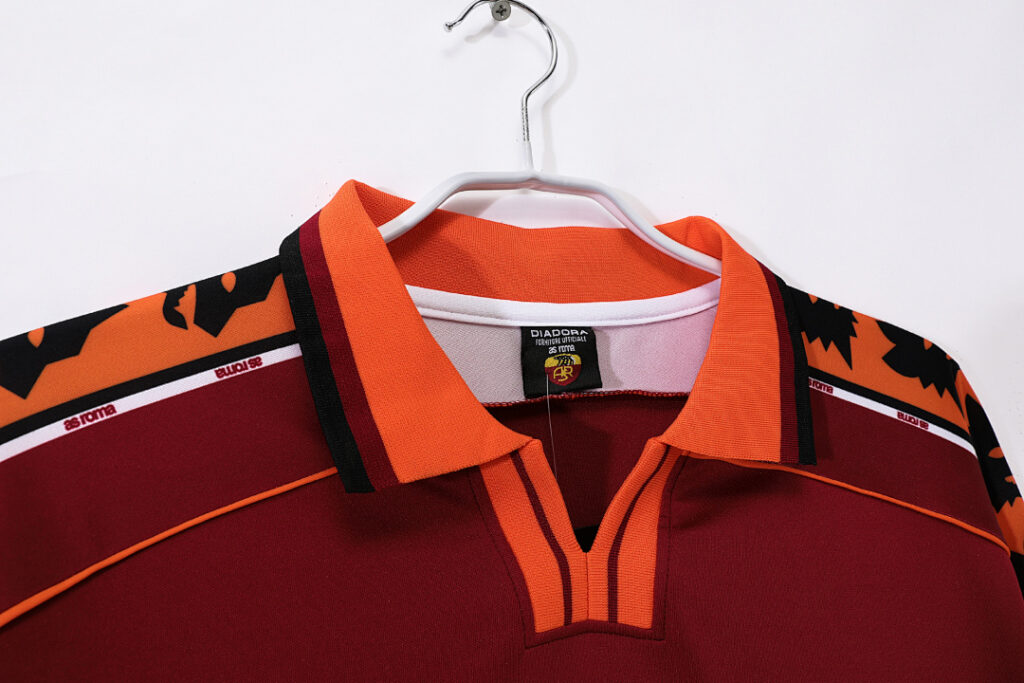 Maillot AS Roma Domicile 1998/99 - Manches Longues