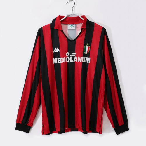 Maillot AC Milan Domicile 1988/89 - Manches Longues
