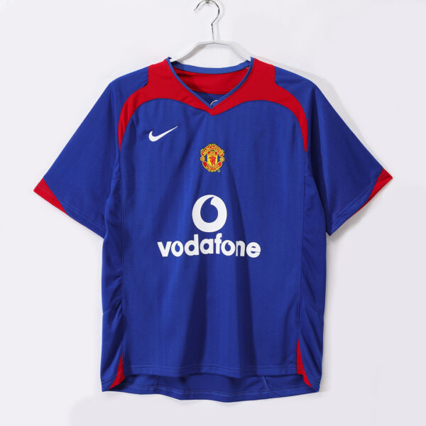 Maillot Manchester United Extérieur 2005/06 Bleu