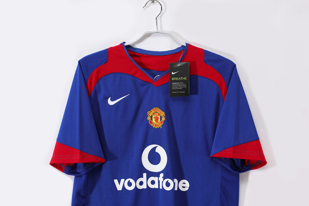 Maillot Manchester United Extérieur 2005/06 Bleu