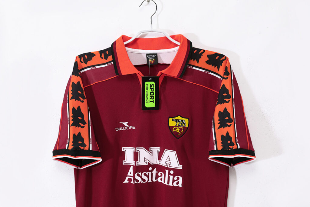 Maillot AS Roma Domicile 1998/99