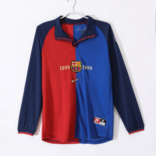Maillot FC Barcelone Domicile 1999/00 - Manches Longues