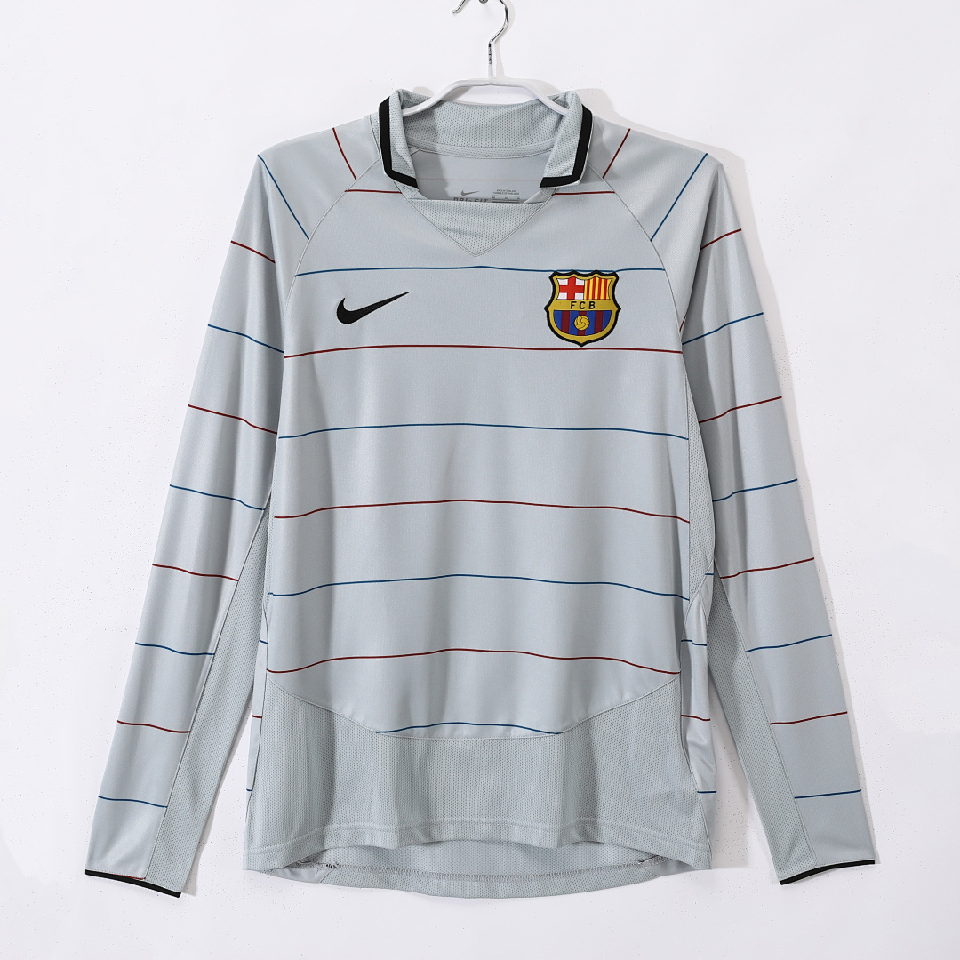 Maillot FC Barcelone Extérieur 2003/04 - Manches Longues