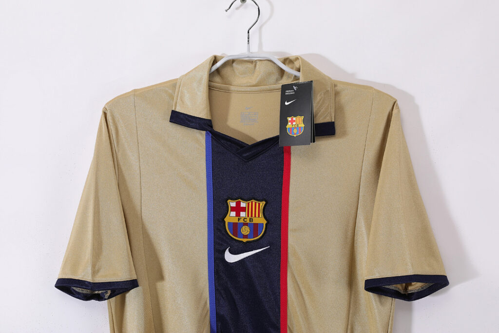 Maillot FC Barcelone Extérieur 2001/02