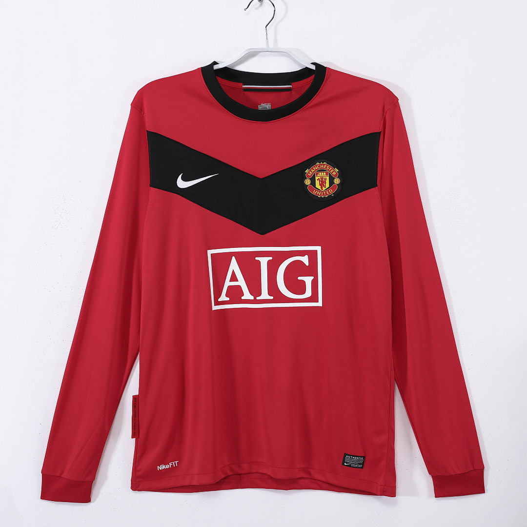 Maillot Manchester United Domicile 2010 - Manches Longues