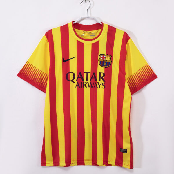 Maillot FC Barcelone Extérieur 2013/14 Jaune