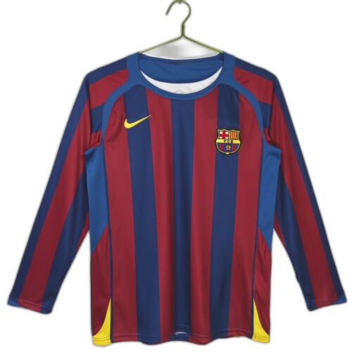 Maillot FC Barcelone Domicile 2005/06 - Manches Longues
