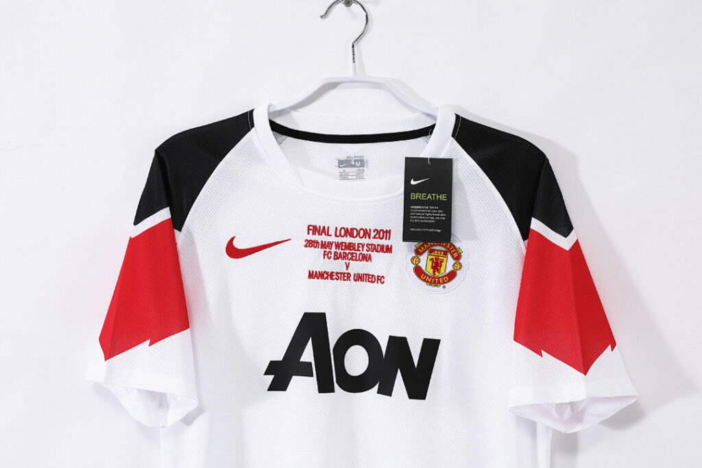 Maillot Manchester United Extérieur 2010/11 Blanc