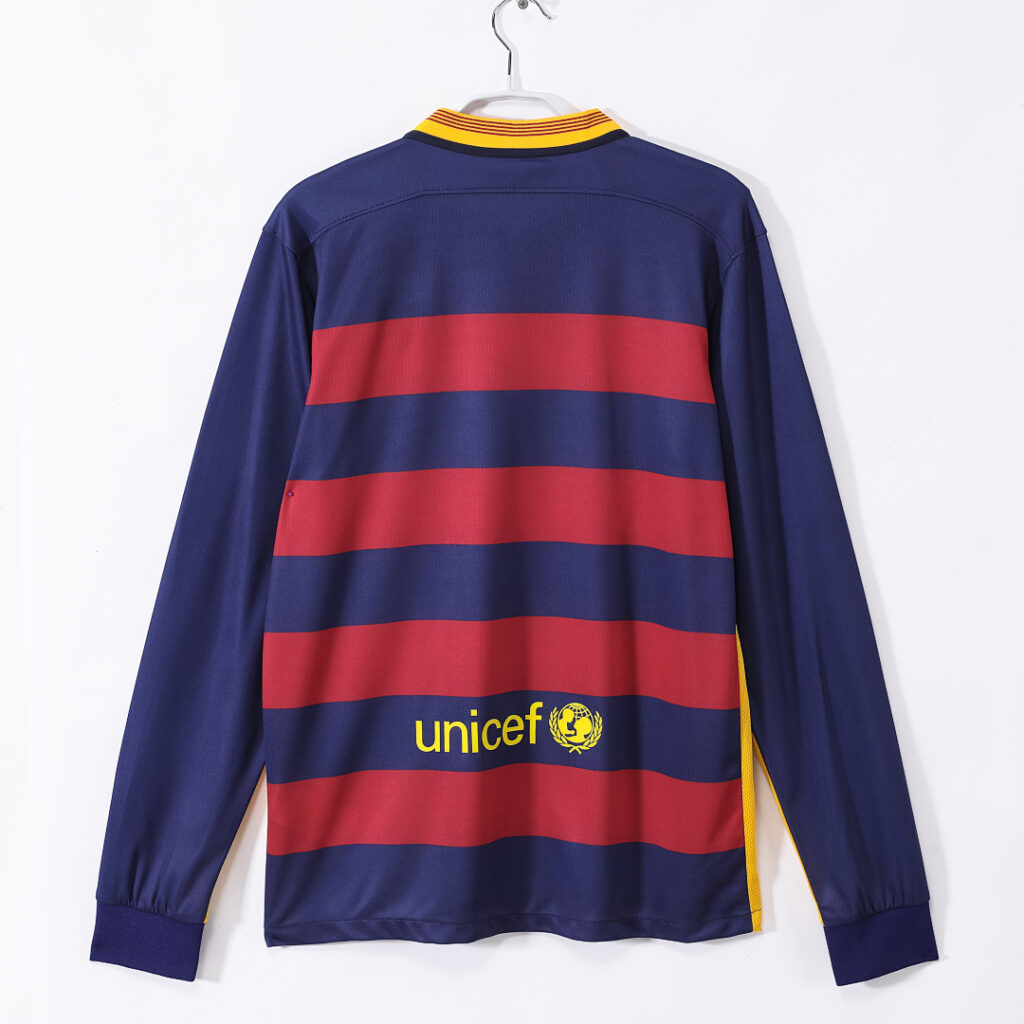 Maillot FC Barcelone Domicile 2015/16 - Manches Longues