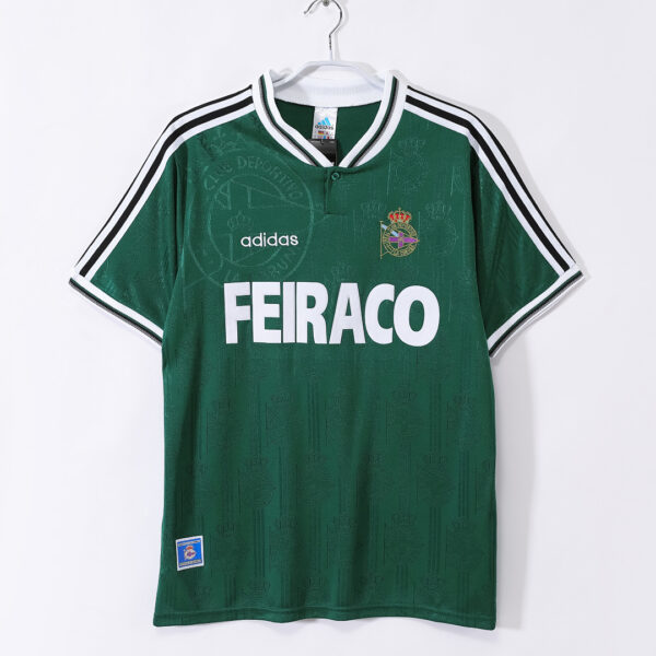 Maillot Deportivo La Coruña Extérieur 1999/00 Vert