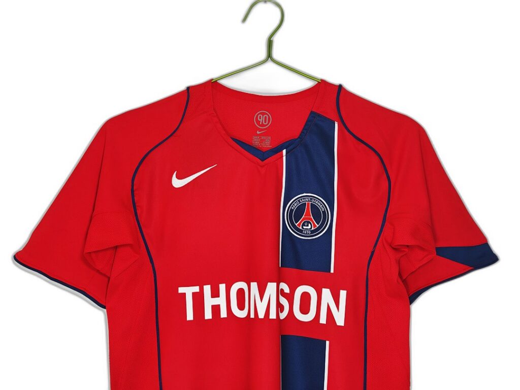 Maillot Paris Saint-Germain Extérieur 2004/05 Rouge
