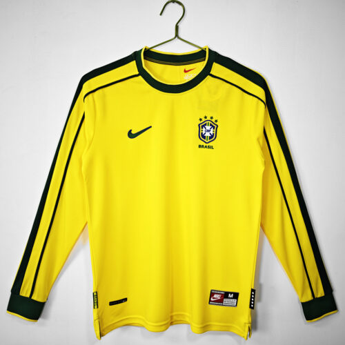 Maillot Brésil Domicile 1998 - Manches Longues