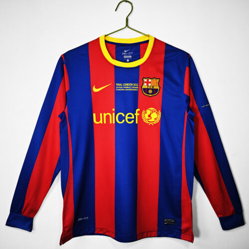 Maillot FC Barcelone Domicile 2010/11 - Manches Longues