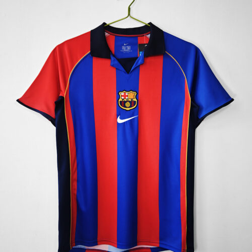 Maillot FC Barcelone Domicile 2001/02
