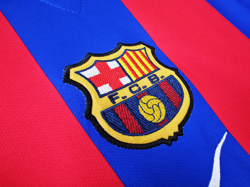 Maillot FC Barcelone Domicile 2001/02