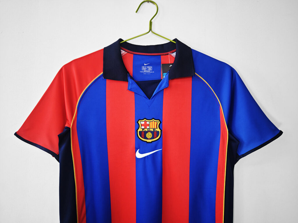 Maillot FC Barcelone Domicile 2001/02