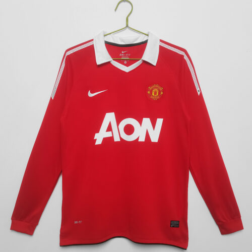 Maillot Manchester United Domicile 2010/11 - Manches Longues