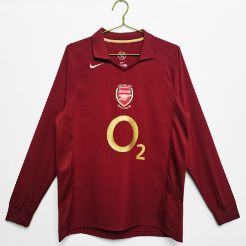 Maillot Arsenal Domicile 2005/06 - Manches Longues