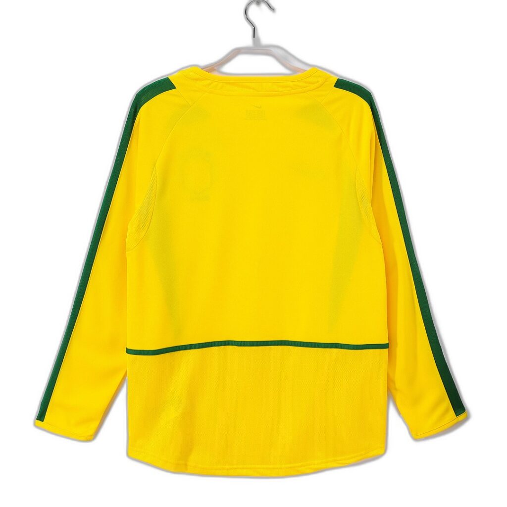 Maillot Brésil Domicile 2002 - Manches Longues