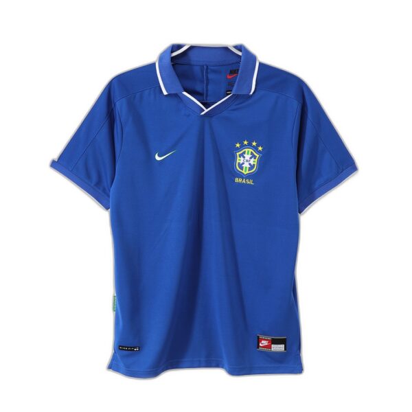Maillot Brésil Extérieur 1997 Bleu