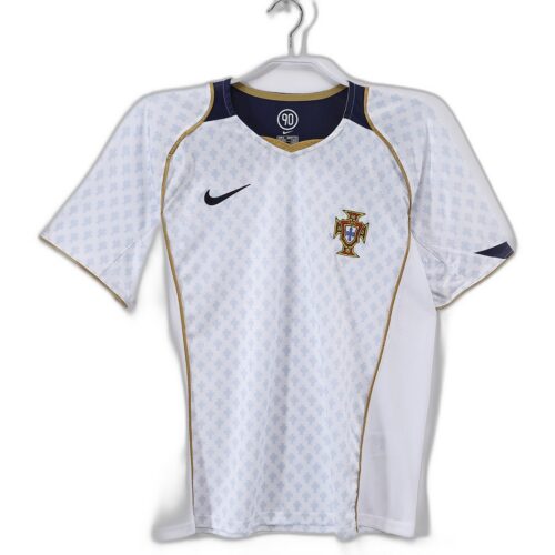 Maillot Portugal Extérieur 2004 Blanc