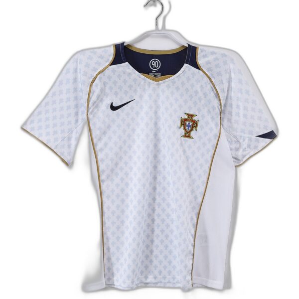 Maillot Portugal Extérieur 2004 Blanc