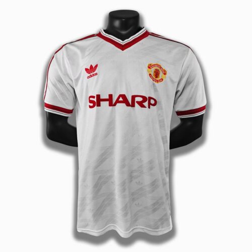 Maillot Manchester United Extérieur 1986/88 Blanc