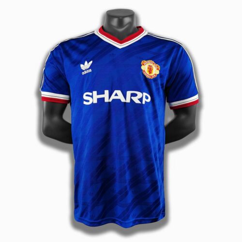 Maillot Manchester United Third 1986/88 Bleu