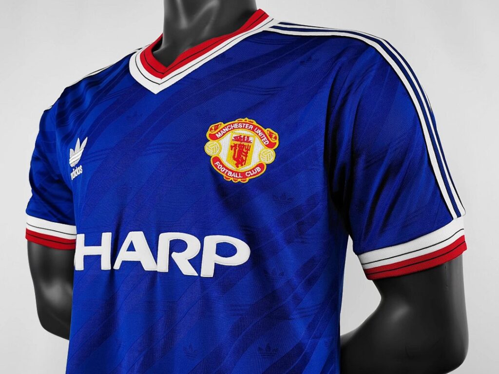 Maillot Manchester United Third 1986/88 Bleu