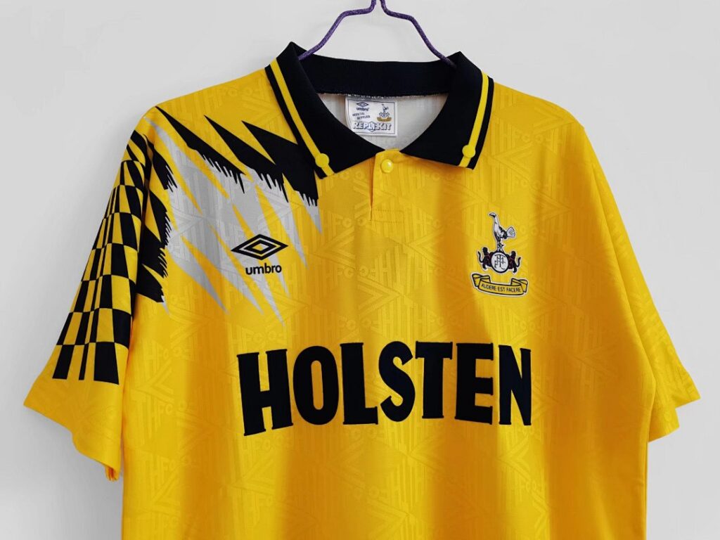 Maillot Tottenham Extérieur 1992/94 Jaune