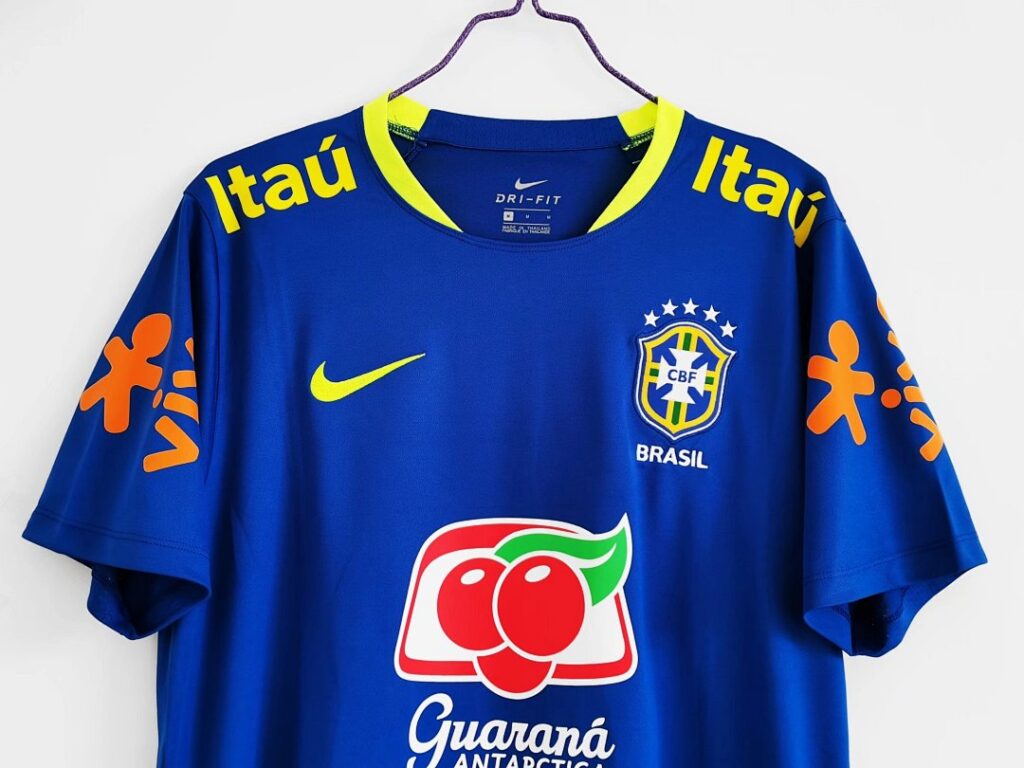 Maillot Brésil Entraînement 2020 Bleu