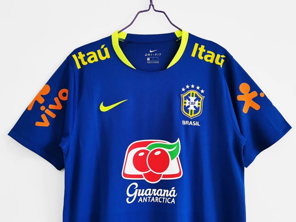 Maillot Brésil Entraînement 2020 Bleu