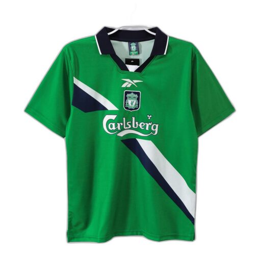 Maillot Liverpool Extérieur 1999/00 Vert