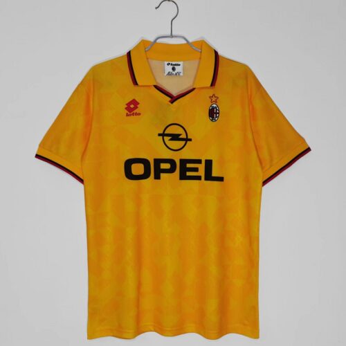 Maillot AC Milan Third 1995/96 Jaune