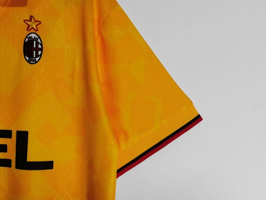 Maillot AC Milan Third 1995/96 Jaune
