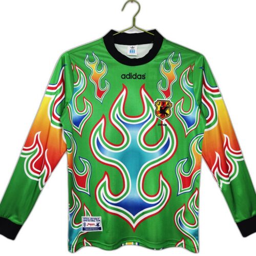 Maillot Japon Gardien 1998 Vert - Manches Longues