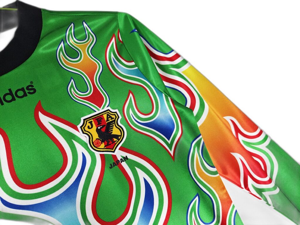 Maillot Japon Gardien 1998 Vert - Manches Longues