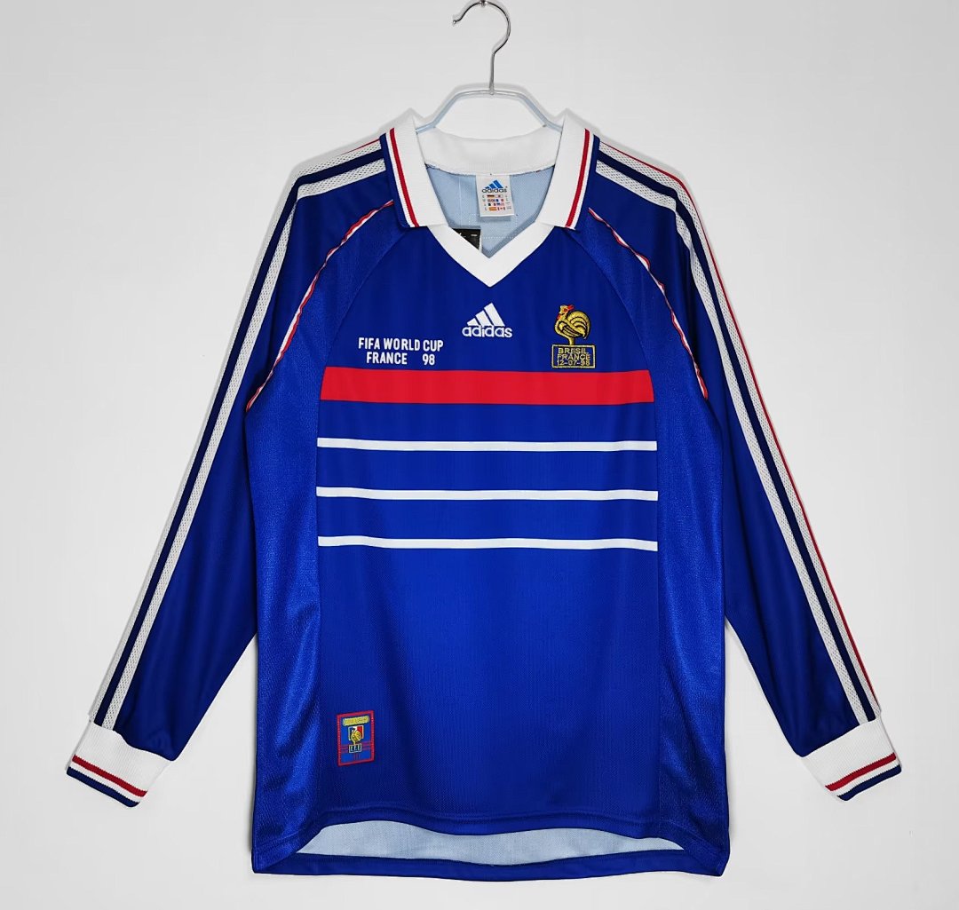 Maillot France Domicile 1998 - Manches Longues
