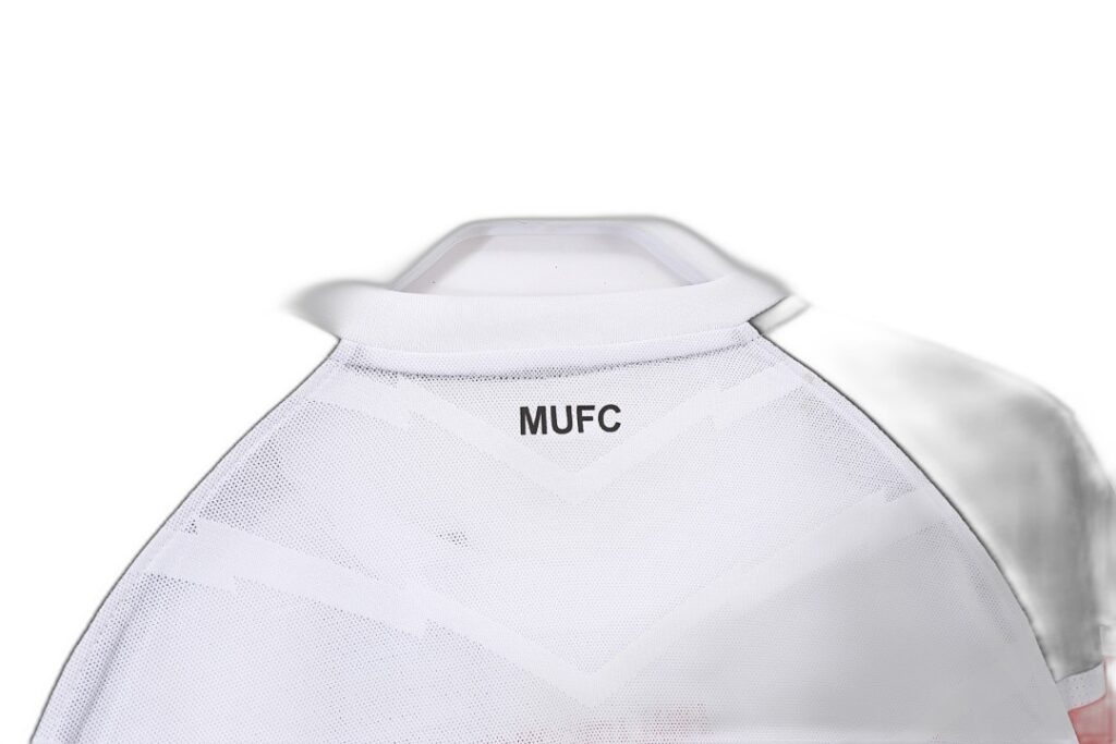 Maillot Manchester United Extérieur 2010/11 Blanc - Manches Longues
