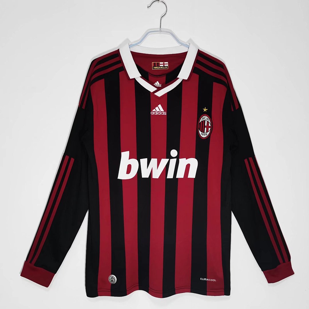 Maillot AC Milan Domicile 2009/10 - Manches Longues